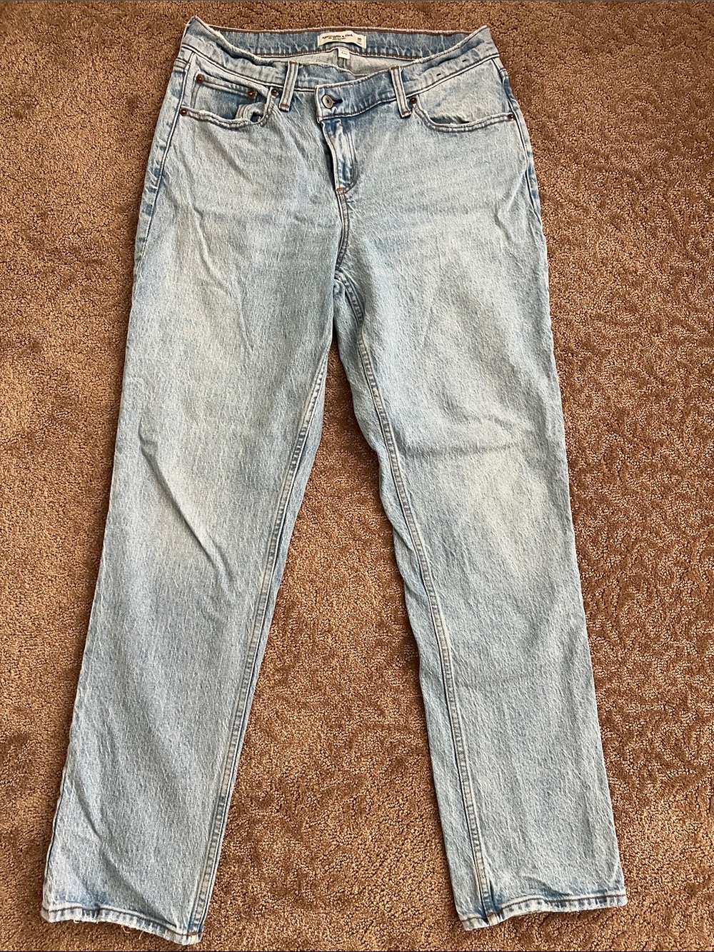 Abercrombie & Fitch 90s Straight Mid Rise Jeans
